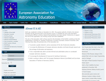 Tablet Screenshot of eaae-astronomy.org